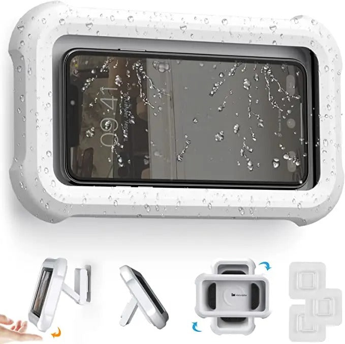 waterproof shower phone holder